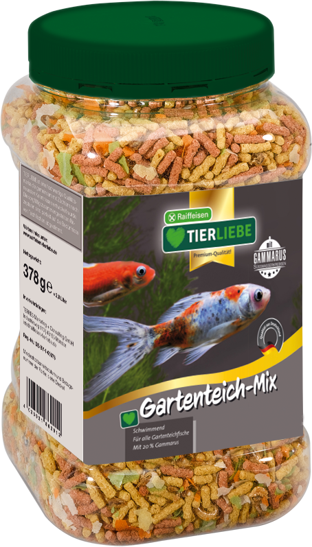 TIERLIEBE Teichfischfutter Gartenteich-Mix 2,8l